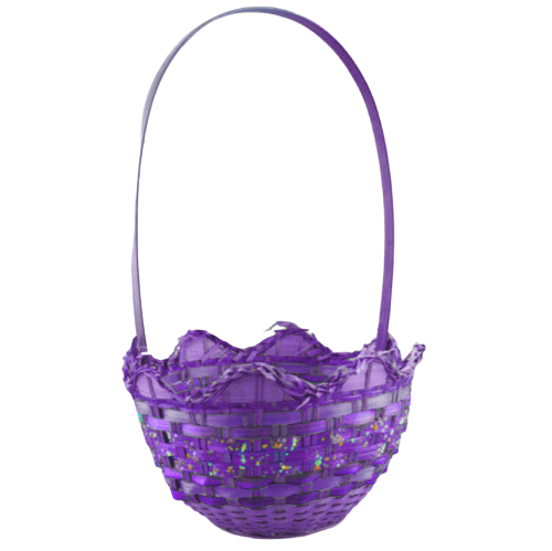 EASTER DECOR EGG SHAPED BASKET