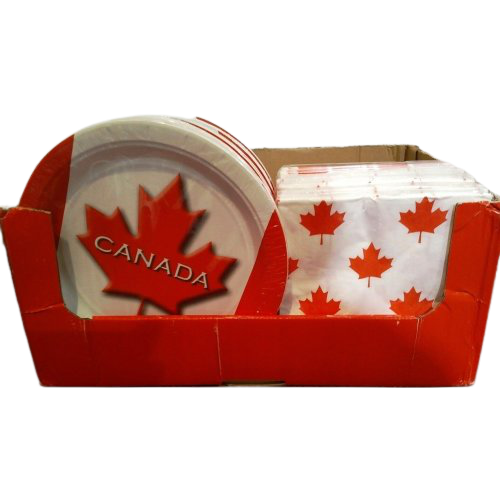 CANADA DAY PAPERWARE 48pks