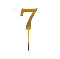 CONSUMABLES CAKE TOPPER NUMERAL "7"