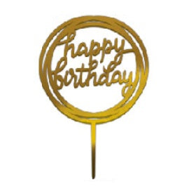CONSUMABLES CAKE TOPPER HBDAY