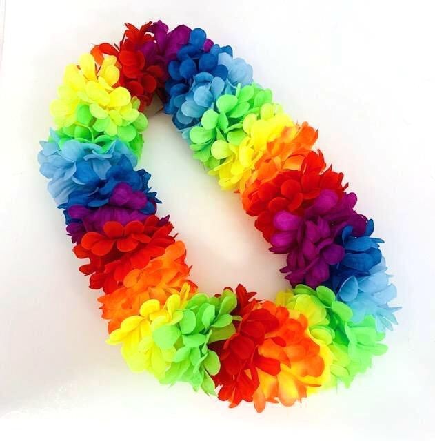 RAINBOW LEI DELUXE