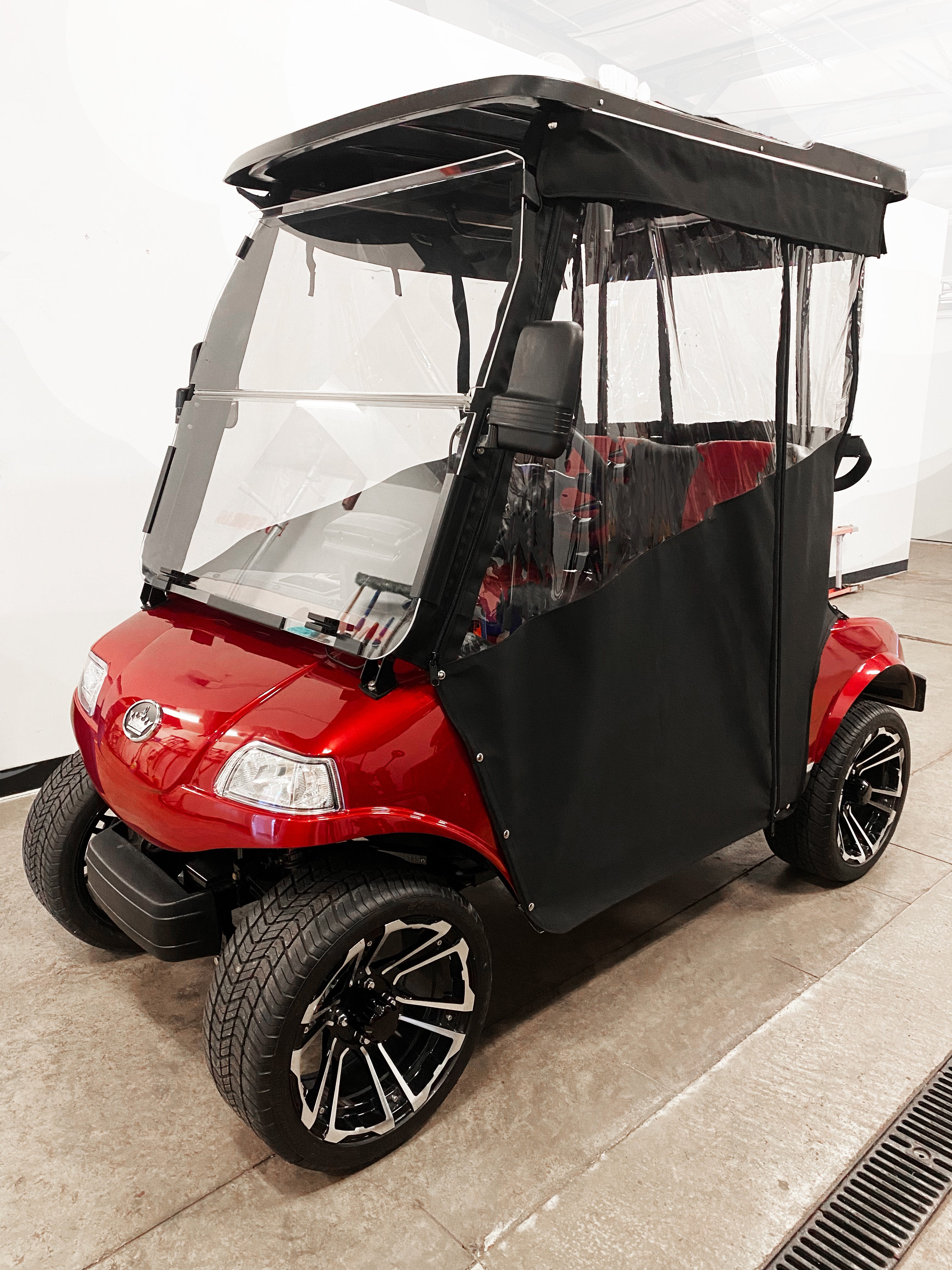 Sunbrella Track-Style Golf Cart Enclosure