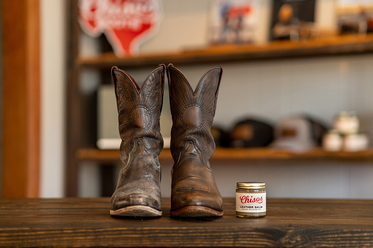 Cowboy boot conditioner leather cleaner