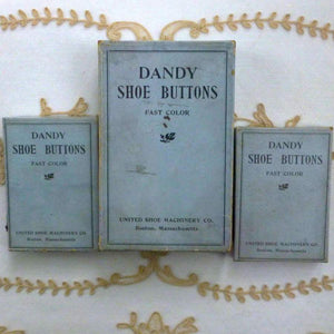 antique shoe buttons