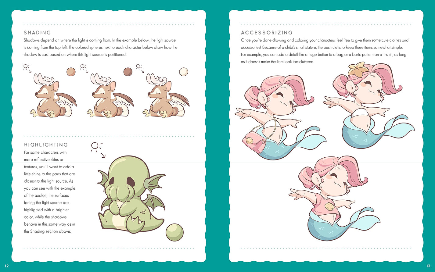 Cute Chibi Mythical Beasts & Magical Monsters Learn How to Draw Over