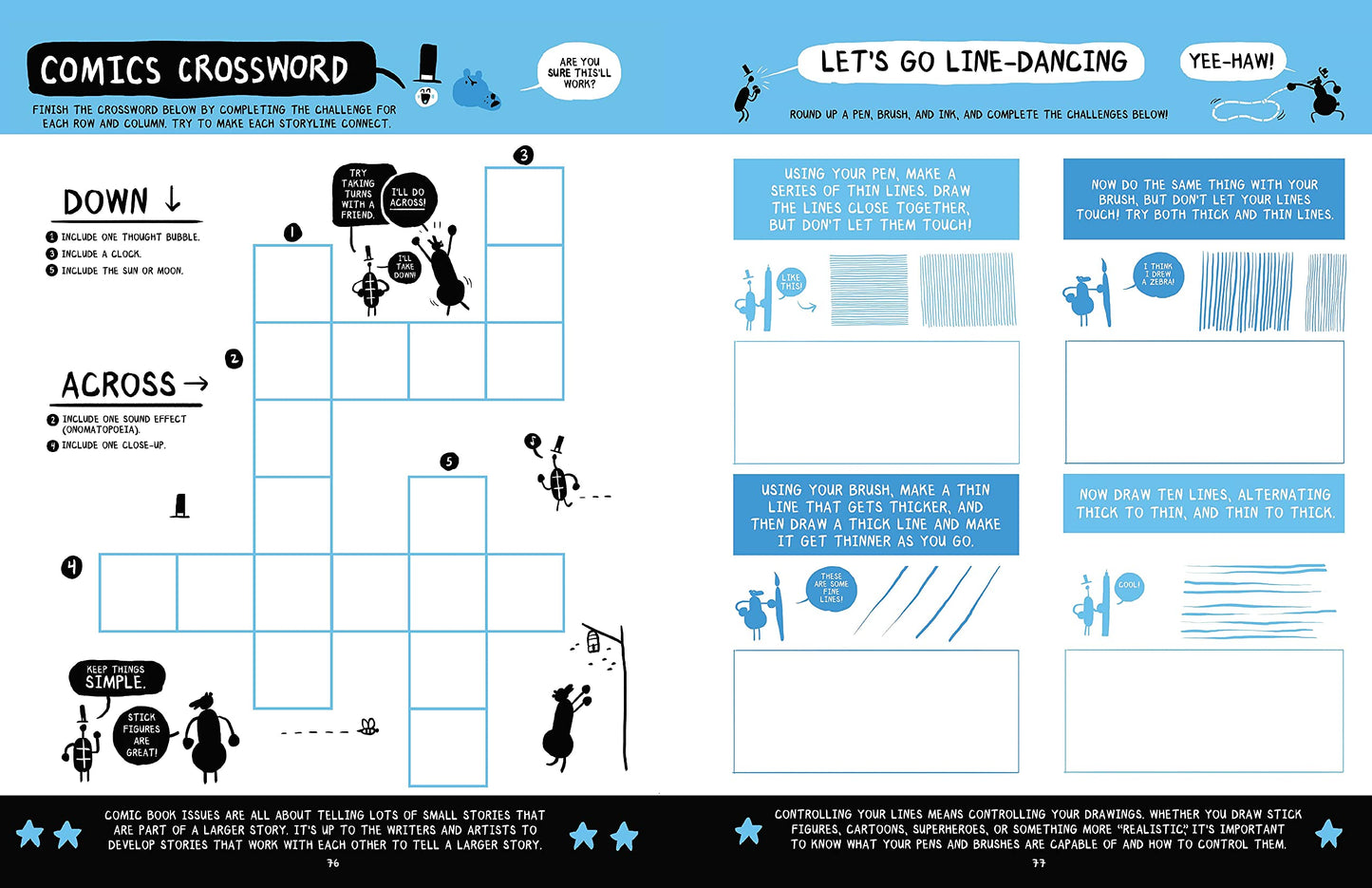 Let's Make Comics!: An Activity Book to Create, Write, and Draw Your Own Cartoons by Jess Smart Smiley