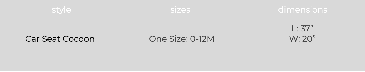 Size Chart - 7AM Enfant UK