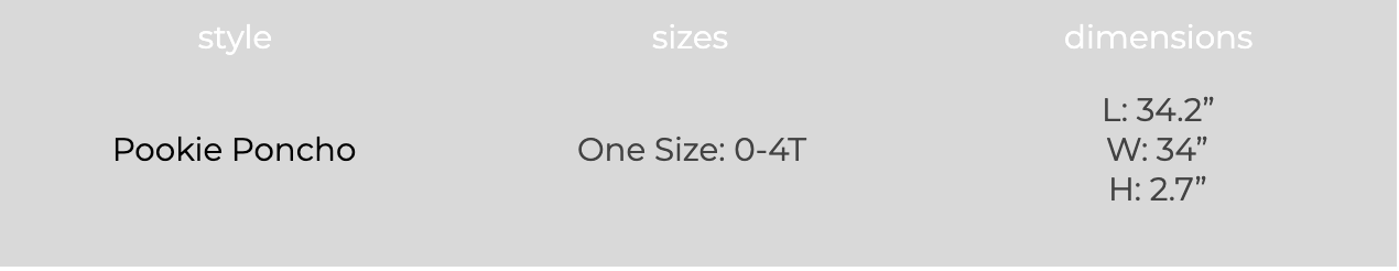 Size Chart - 8  7amenfant