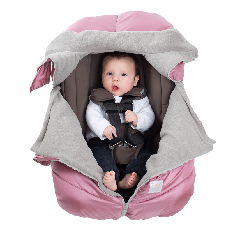 Car Seat Cocoon - Metallic Lilac 