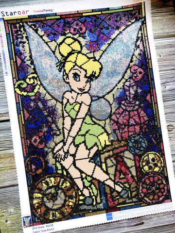 staroar diamond painting tinker bell disney