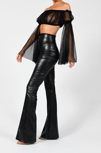 Women's Leather Trousers | Leather Leggings | ASOS