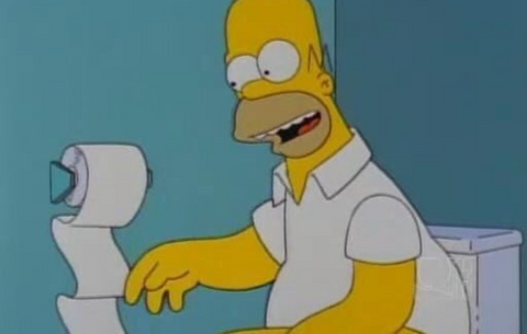 papier toilette homer simpson