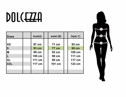 Dolcezza Size Chart – Posh Boutique