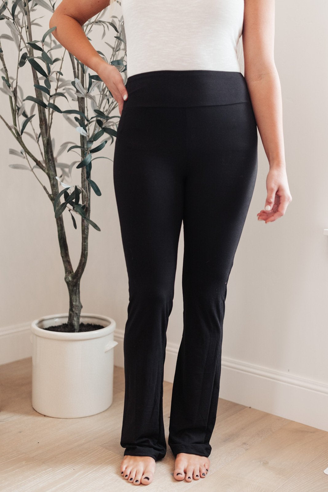 ONYX FLARE LEGGINGS - Oak