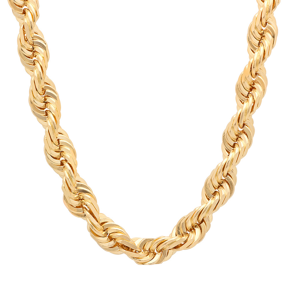 4mm Rope Chain  Gold - Oliver Cabell