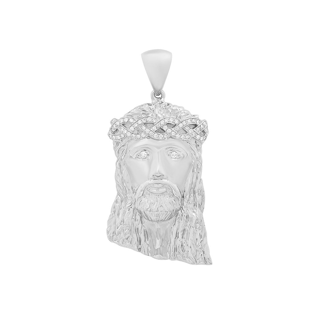 large jesus piece with black diamonds