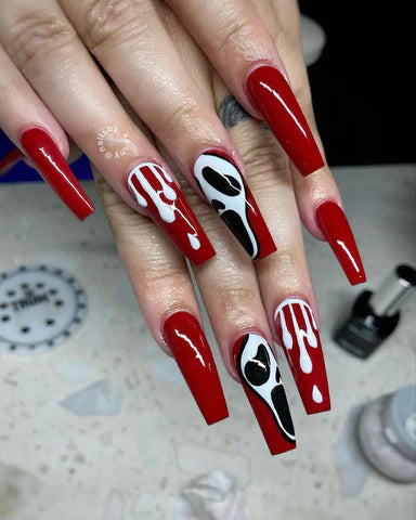 extreme halloween nail designs