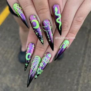 extreme halloween nail designs