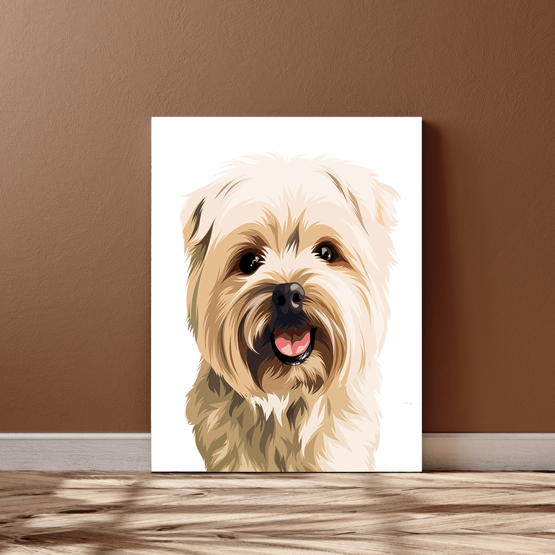 Custom Canvas Pet Art - Sketch