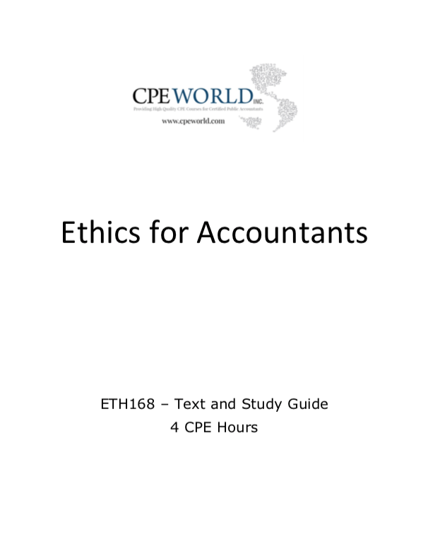 Managing Ethical Dilemmas for Texas CPAs 4 CPE Hours (ETH950) CPE World