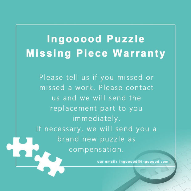 Ingooood Wooden Jigsaw Puzzle 1000 Pieces for Adult- City Street - Ingooood jigsaw puzzle 1000 piece
