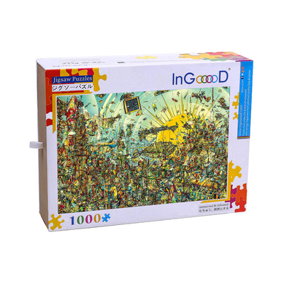 Complete HEYE jigsaw puzzle -1500 pieces- HEAVEN AND HELL - with poster &  box