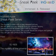 Ingooood-Jigsaw Puzzle 1000 Pieces-Sneak Peek Series-The Mystery of The Universe_IG-1426 Entertainment Toys for Adult Special Graduation or Birthday Gift Home Decor - Ingooood