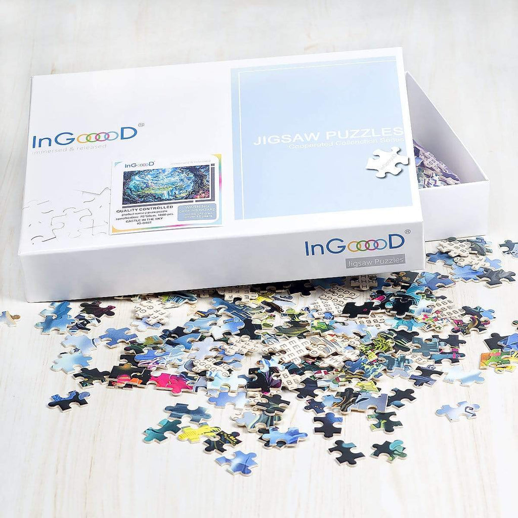 Ingooood Jigsaw Puzzle Castle In The Sky