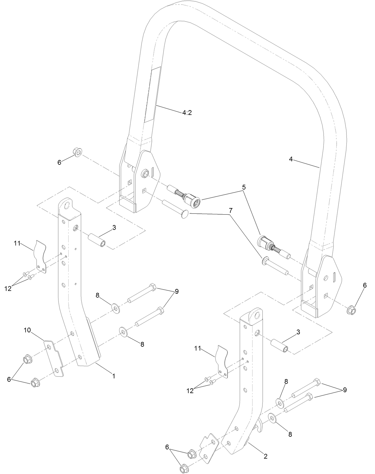 Roll-Over Protection System Assembly No. 126-6138