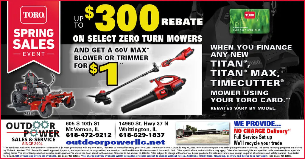 Toro Spring Sales Event of 2023 - Zero Turn Mower Sale