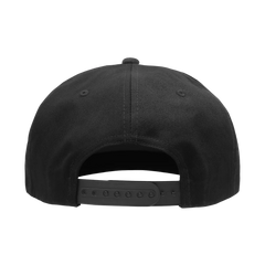 Decky 1098 - 7-Panel Snapback Flat Bill Hat, back view