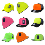 Wholesale Bulk Blank Neon Hats and Caps