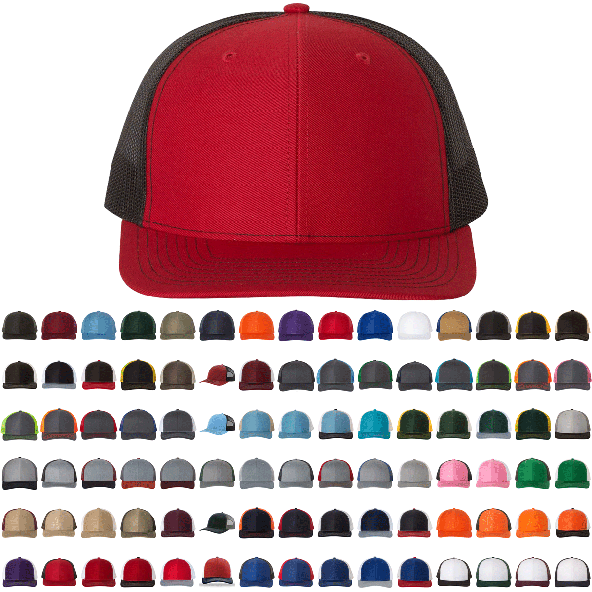Richardson 112 Hat Color Chart