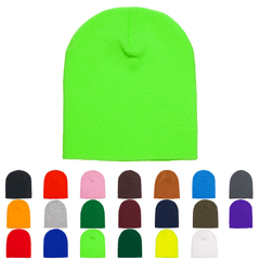 Yupoong 1500KC Short 8" Beanie, Knit Cap - YP Classics®