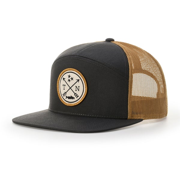 Richardson 168, 7-Panel Trucker Snapback Hat, Flat Bill - 168 – The ...