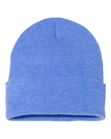 Sportsman SP12 - Beanie, Knit Cap, 12", Long Beanie, Blank Beanies, Bulk Beanies, Wholesale Beanies - SP12