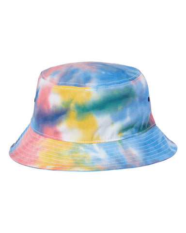 The Game GB493 - The Newport, Tiedye Bucket Hat, Rainbow, Tie Dye Colors - GB493