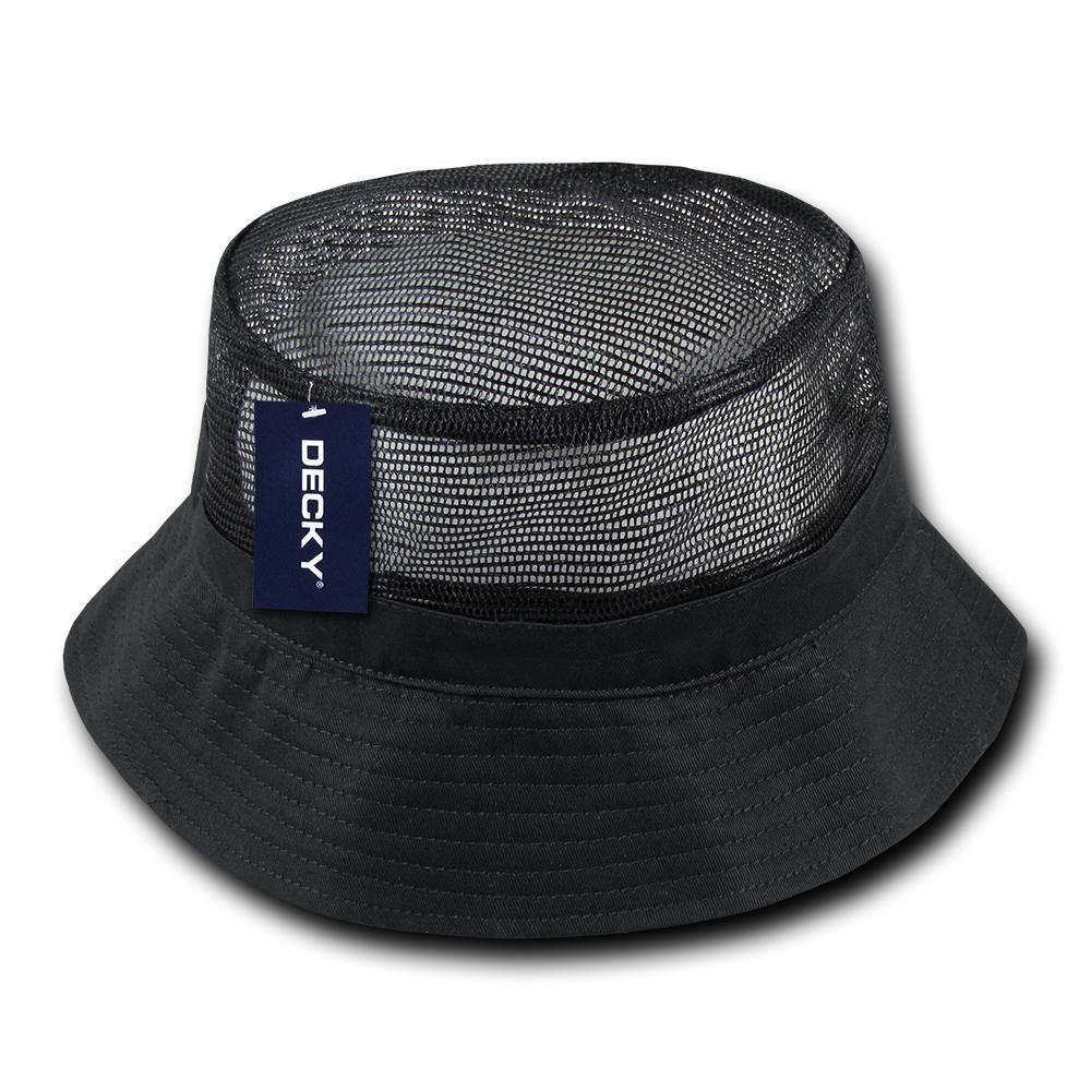Mesh Bucket Hats - Decky 458 – The Park Wholesale