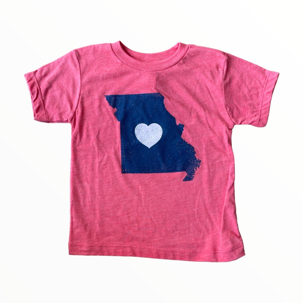 Missouri Heart Toddler Tee