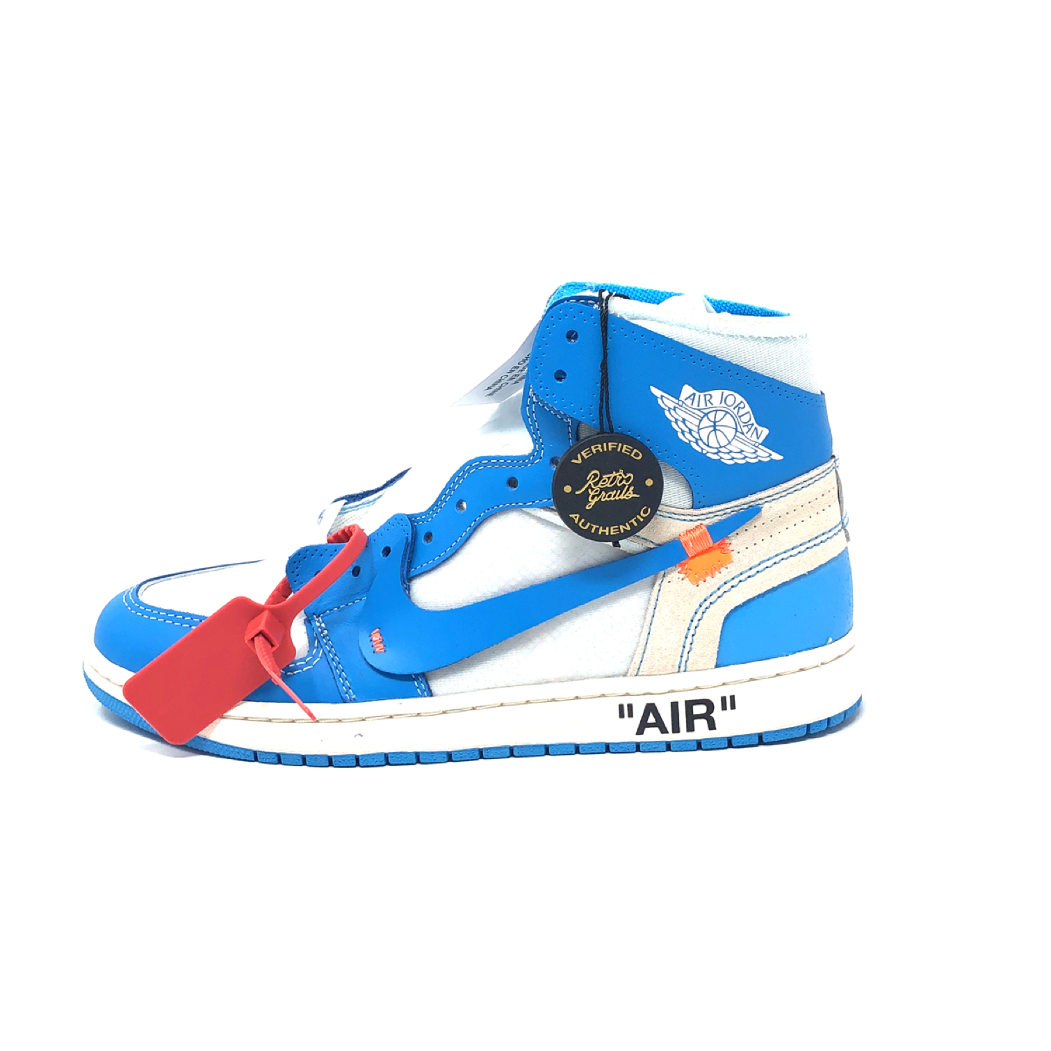 Jordan 1 Retro High Off-White University Blue – Retro Grails