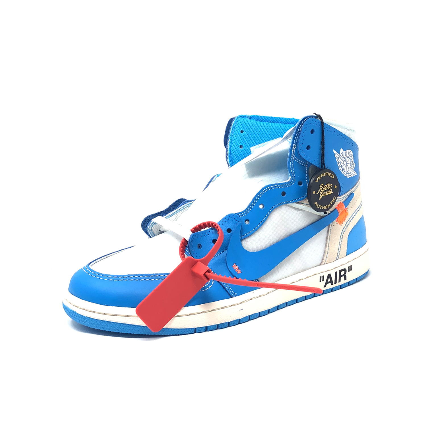 Jordan 1 Retro High Off-White University Blue – Retro Grails