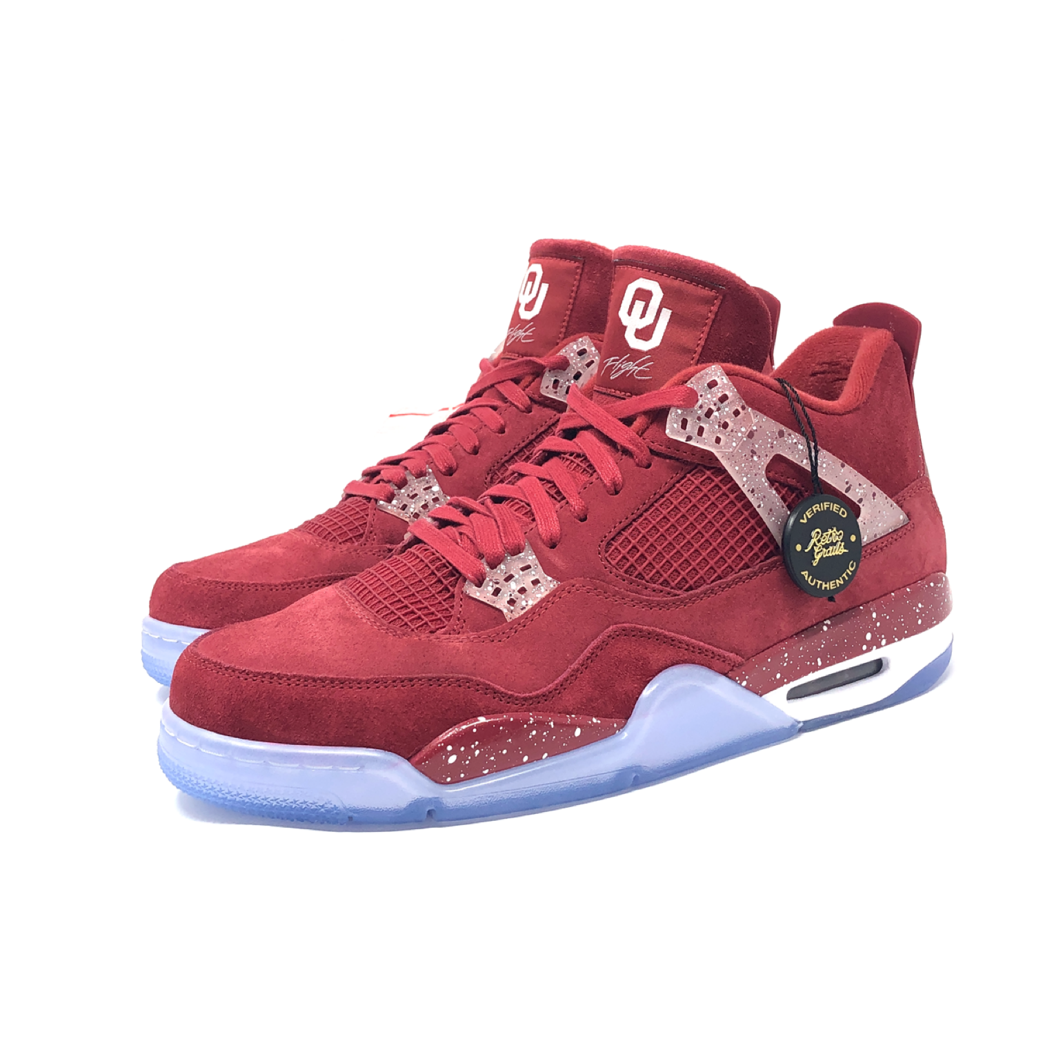 jordan 4 retro oklahoma sooners pe