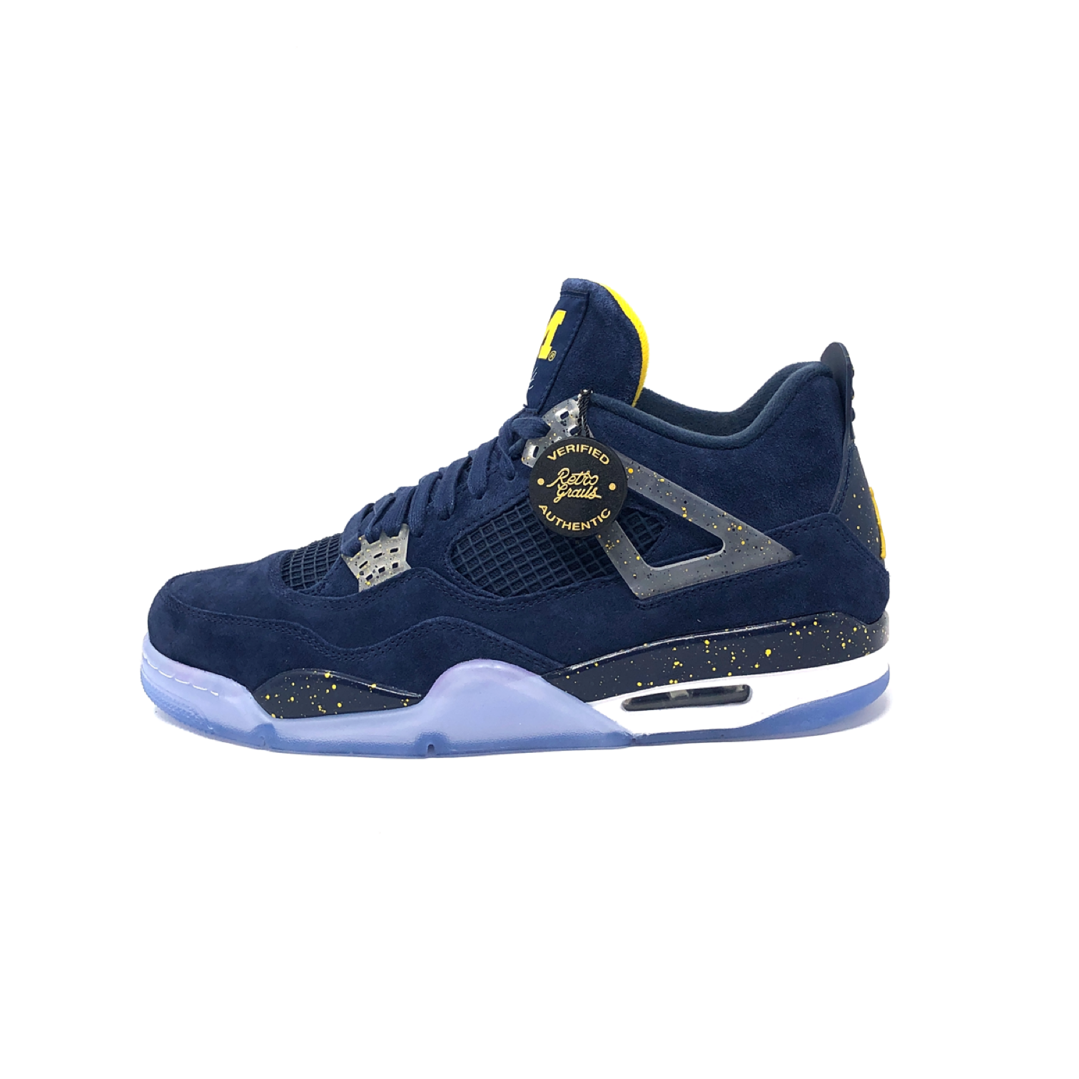 michigan jordan 4 shoes