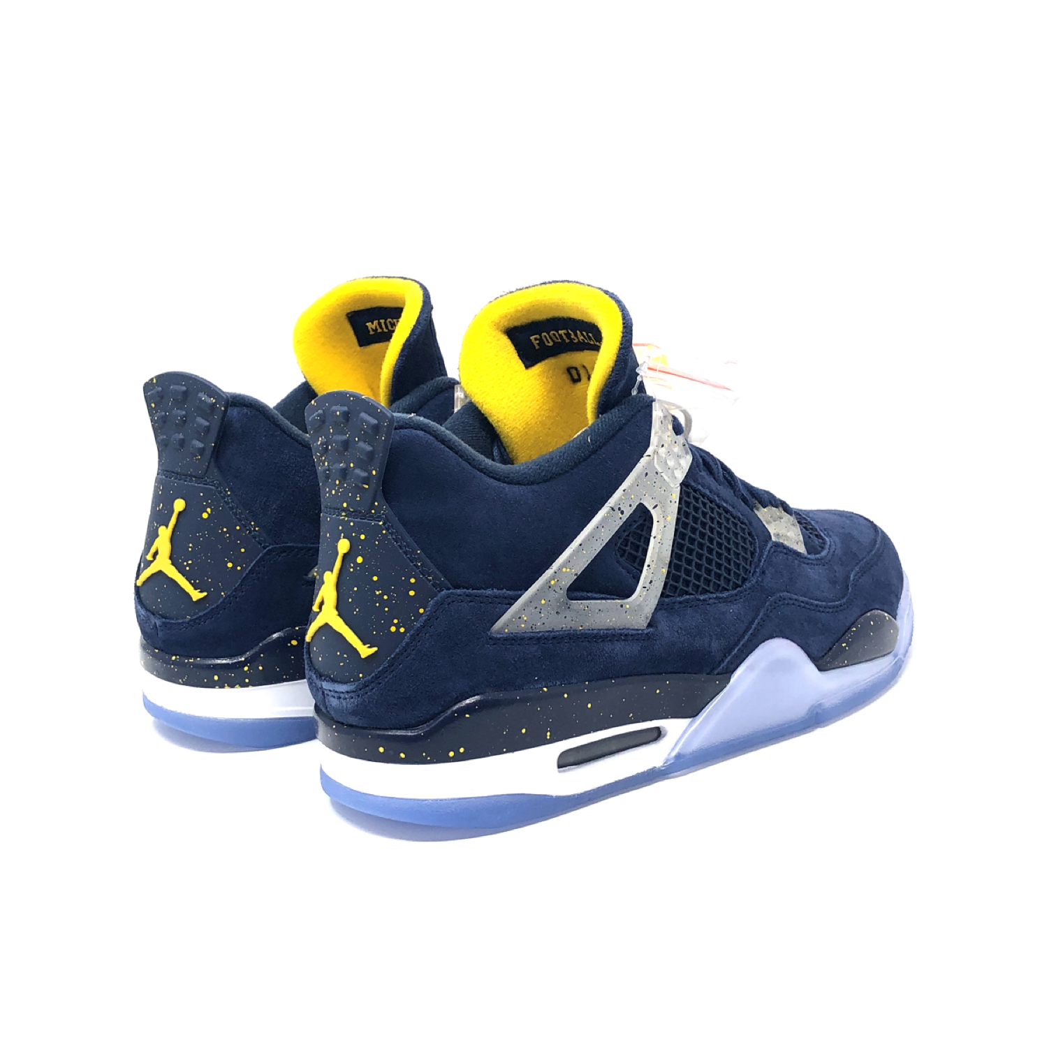 michigan jordan 4 shoes