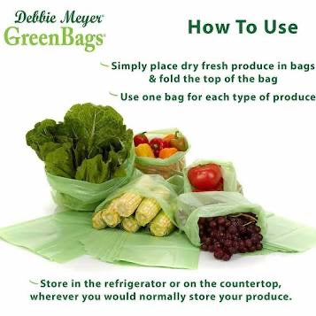 Debbie Meyer Green Bread Box Fruits, Vegetables, ONE (1) Box with