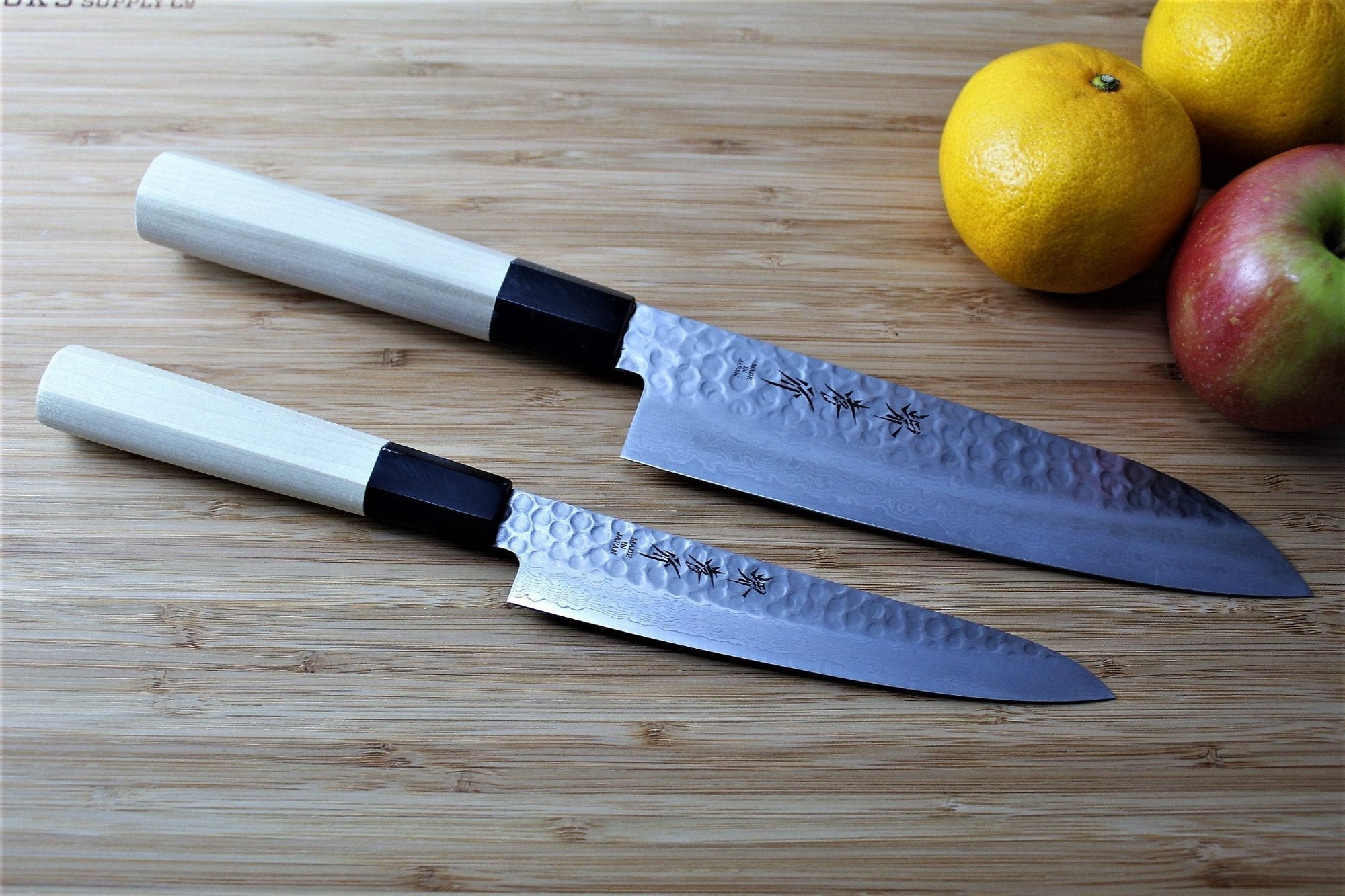 Japanese Knife Set by FujiCut (Santoku/Nakiri/Petty) Japan Made - FREE US  SHIP