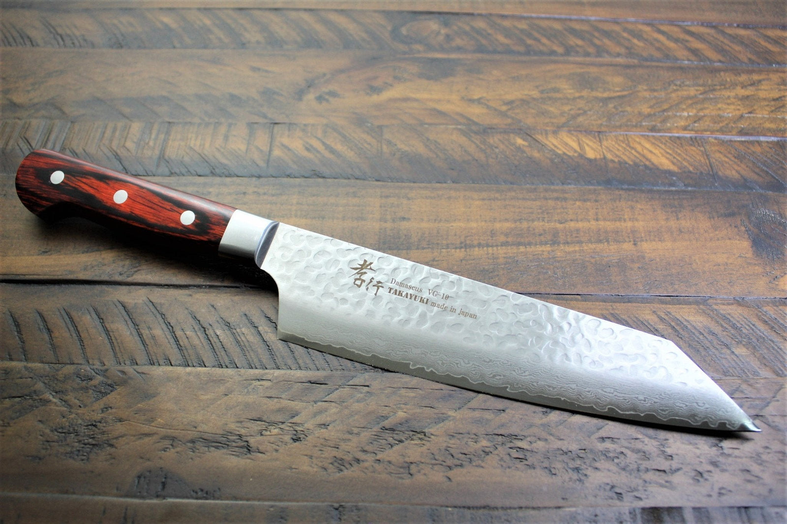 Kaneshige Hamono 10A Nickel Damascus 67 Layer Kiritsuke Gyuto 