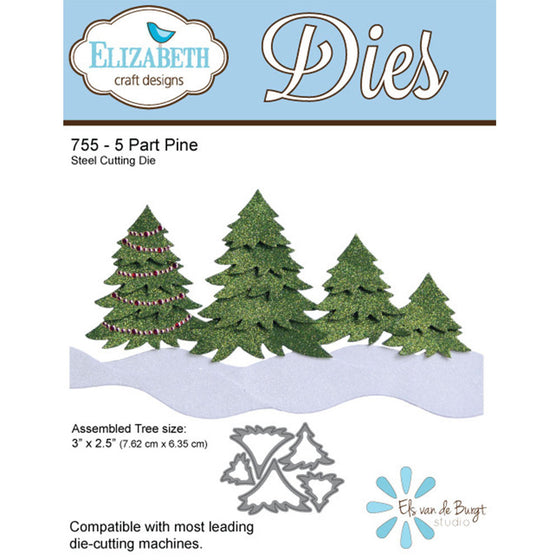5 Part Pine - ElizabethCraftDesigns.com