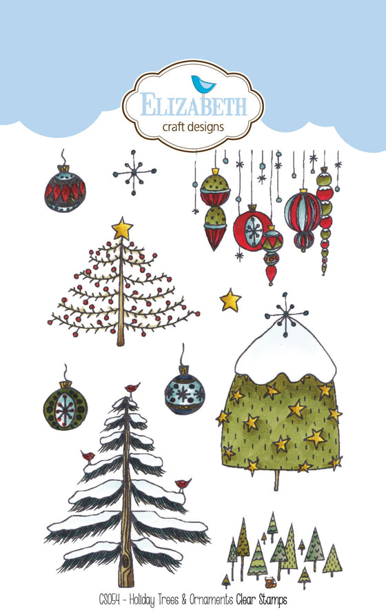 Holiday Trees & Ornaments - Clear Stamps
