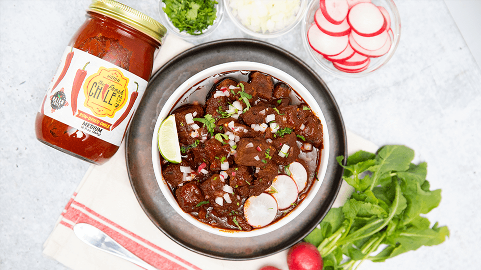 Chile Colorado with Sun-Dried Red Chile Sauce
